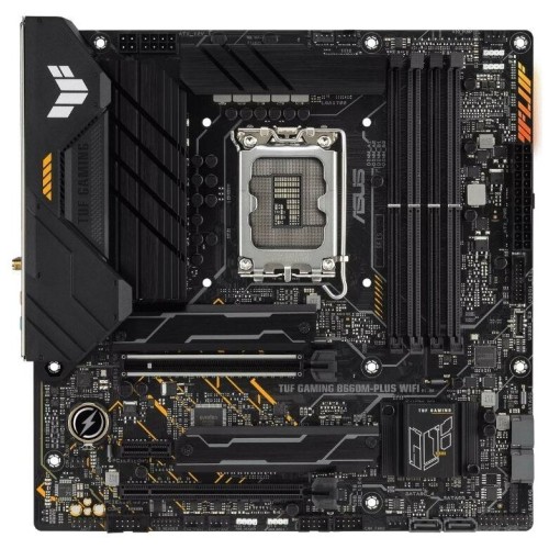 Материнская плата ASUS TUF GAMING B660M-PLUS WIFI, LGA1700, B660, 4*DDR5, DP+HDMI, CrossFireX, SATA3 + RAID, Audio, Gb LAN, USB 3.2*6, USB 2.0*6, COM*1 header (w/o cable), mATX ; 90MB1AZ0-M0EAY0