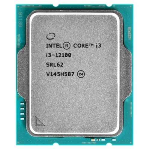 Процессор Intel Core i3-12100 (LGA1700,Alder Lake, 4C/8T, 3.3/4.3GHz, 12MB, 60/89W, UHD Graphics 730) OEM