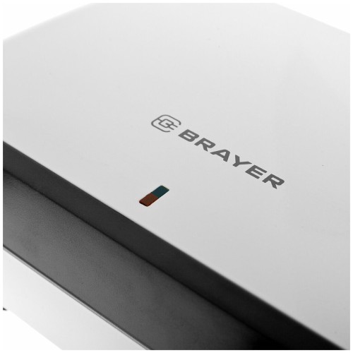 Сэндвичница BRAYER BR2201  750 Вт, пластины с антипр.покрыт 22,4*12,2 см, пласт.корп, фикс.руч