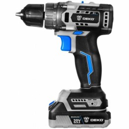 Дрель-шуруповерт Deko Sharker 20V 40Вт аккум. патрон:быстрозажимной (063-4037)