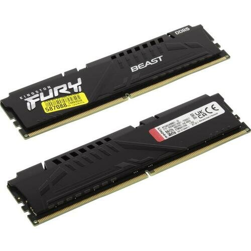 Оперативная память Kingston DDR5 32GB Kit (2x16Gb) 5600 MT/s CL40 KF556C40BBK2-32