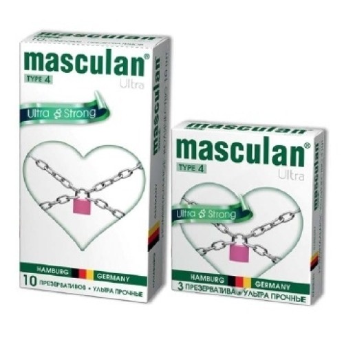 Презервативы Masculan Ultra 4,  10 шт.  Ультра прочные ШТ