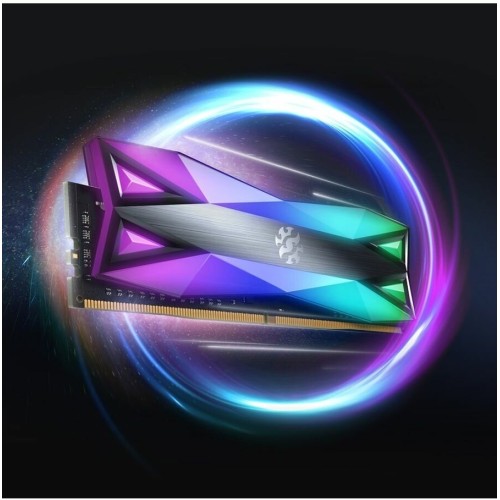 Модуль памяти 8GB ADATA DDR4 4133 DIMM XPG SPECTRIX D60G RGB Grey Gaming Memory AX4U41338G19J-ST60 Non-ECC, CL19, 1.4V, Heat Shield, XMP 2.0, RTL (933737)