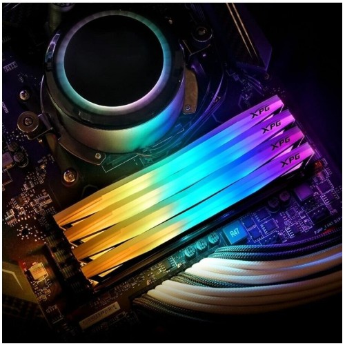 Модуль памяти 8GB ADATA DDR4 4133 DIMM XPG SPECTRIX D60G RGB Grey Gaming Memory AX4U41338G19J-ST60 Non-ECC, CL19, 1.4V, Heat Shield, XMP 2.0, RTL (933737)