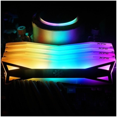 Модуль памяти 8GB ADATA DDR4 4133 DIMM XPG SPECTRIX D60G RGB Grey Gaming Memory AX4U41338G19J-ST60 Non-ECC, CL19, 1.4V, Heat Shield, XMP 2.0, RTL (933737)