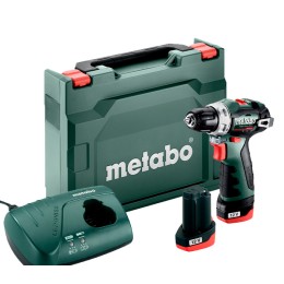 Дрель-шуруповерт Metabo PowerMaxx BS BL 12Вт аккум. (кейс в комплекте) (601721500)