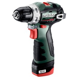 Дрель-шуруповерт Metabo PowerMaxx BS BL 12Вт аккум. (кейс в комплекте) (601721500)