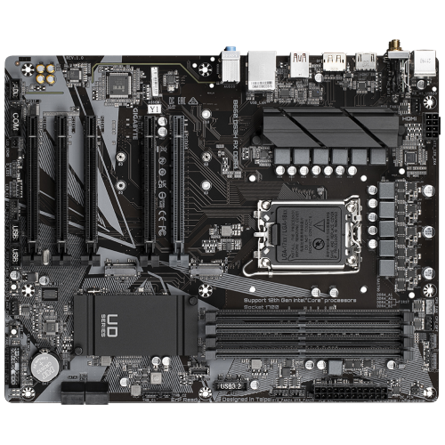 Материнская плата Gigabyte B660 DS3H AX DDR4 Soc-1700 Intel B660 4xDDR4 ATX AC`97 8ch(7.1) GbLAN RAID+HDMI+DP