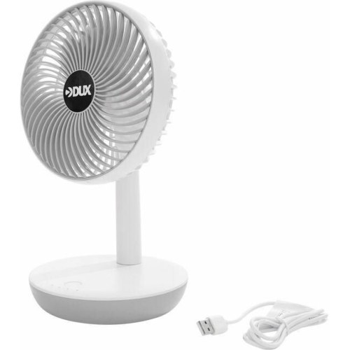 Вентилятор DUX 60-0215 USB, черный, 6 Вт настольный