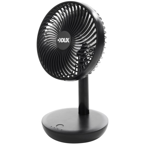 Вентилятор DUX 60-0215 USB, черный, 6 Вт настольный
