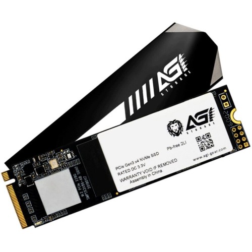 Твердотельный накопитель SSD M.2 2280 256GB AGI AI198 Client SSD PCIe Gen3x4 with NVMe, 1936/1217, IOPS 92/241K, MTBF 1.6M, 3D TLC, 100TBW, 0,36DWPD, RTL