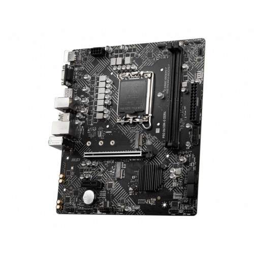 Материнская плата MSI PRO H610M-G DDR4, LGA1700,2xDDR4,1xPCI-Ex16,1xPCI-Ex1, 2xM.2(KEY M+KEY E), 4xSATA3, 4xUSB 3.2, 6xUSB 2.0  mATX
