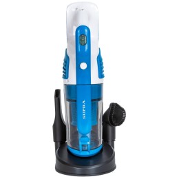 Пылесос SUPRA VCS-5097 140Вт белый/синий ручной
