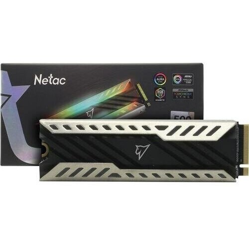 Накопитель SSD Netac M.2 2280 NV3000 NVMe PCIe 500GB NT01NV3000-500-E4X (heat sink)