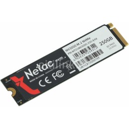 Накопитель SSD Netac M.2 2280 NV3000 NVMe PCIe 250GB NT01NV3000-250-E4X (heat sink)