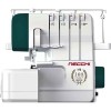 Оверлок NECCHI 4537 2/3/4-х ниточный оверлок, LED подсветка, 12 видов швов, встроенный роликовый шов