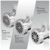 Мясорубка ENDEVER Sigma-106, 2000 Вт, 3 решетки и 3 насадки, бежевый