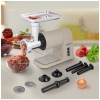 Мясорубка ENDEVER Sigma-106, 2000 Вт, 3 решетки и 3 насадки, бежевый