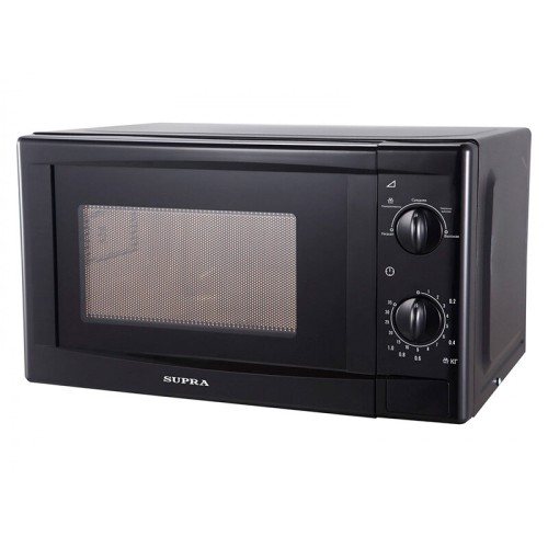 Микроволновая печь SUPRA 20MB25 (Печь микроволновая. Мощность: 700вт. Объем: 20 литров. Сенсорное управление. Часы и таймер. 6 автоматических программ.10 уровней мощности. Цвет: черный.)