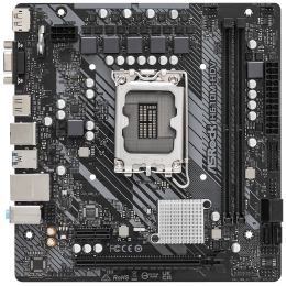 Материнская плата Asrock H610M-HDV Soc-1700 Intel H610 2xDDR4 mATX AC`97 8ch(7.1) GbLAN RAID+VGA+HDMI+DP