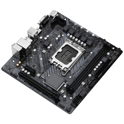 Материнская плата Asrock H610M-HDV Soc-1700 Intel H610 2xDDR4 mATX AC`97 8ch(7.1) GbLAN RAID+VGA+HDMI+DP