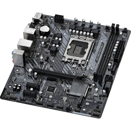 Материнская плата Asrock H610M-HDV Soc-1700 Intel H610 2xDDR4 mATX AC`97 8ch(7.1) GbLAN RAID+VGA+HDMI+DP
