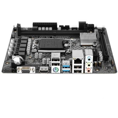 Материнская плата Asrock H610M-HVS Soc-1700 Intel H610 2xDDR4 mATX AC`97 8ch(7.1) GbLAN RAID+VGA+HDMI