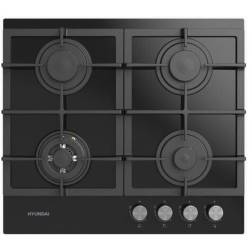 Газовая варочная поверхность HYUNDAI HHG 6434 BG черный