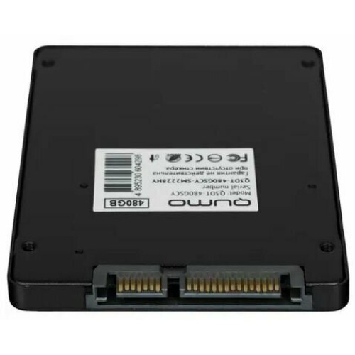 Накопитель SSD 480GB QUMO Novation TLC 3D 2.5" (Q3DT-480GSСY) 550/500 MB/s, SM2258XT