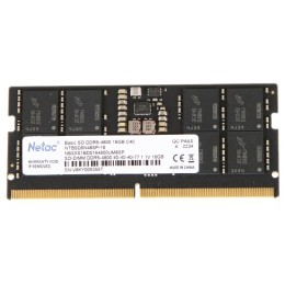Модуль памяти SO-DIMM DDR5 Netac Basic 16GB 4800MHz CL40 1.1V / NTBSD5N48SP-16