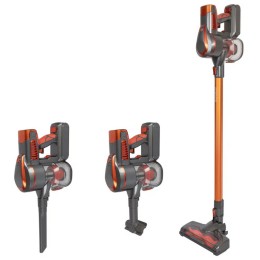 Пылесос ENDEVER SkyClean VC-301, темно-серый/оранжевый, циклон, аккумуляторный, вертикальный 