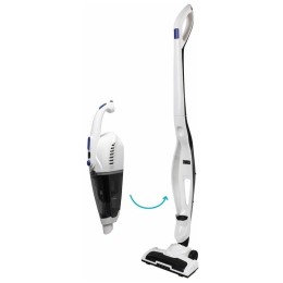 Пылесос ENDEVER SkyClean VC-300, бело-черный, циклонного типа аккумуляторный, вертикальный 