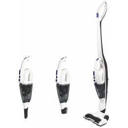 Пылесос ENDEVER SkyClean VC-300, бело-черный, циклонного типа аккумуляторный, вертикальный 
