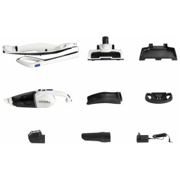 Пылесос ENDEVER SkyClean VC-300, бело-черный, циклонного типа аккумуляторный, вертикальный 