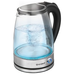 Электрочайник ENDEVER Skyline KR-345G, стальной/черный, мощность 2200 Вт, емкость 1,8 л, стал