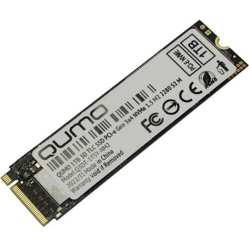 Накопитель SSD 1TB QUMO Novation TLC 3D 2.5" (Q3DT-1TSСY) 560/520 MB/s; SM2258XT/SM2259XT; 400TBW
