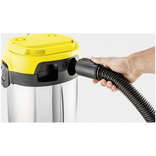 Строительный пылесос Karcher WD 2 Plus S V-15/4/18 1000Вт (уборка: сухая/сбор воды) желтый