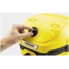 Строительный пылесос Karcher WD 2 Plus S V-15/4/18 1000Вт (уборка: сухая/сбор воды) желтый
