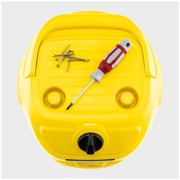 Строительный пылесос Karcher WD 2 Plus V-12/4/18 1000Вт (уборка: сухая/сбор воды) желтый