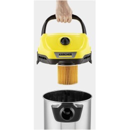 Строительный пылесос Karcher WD 3 S V-17/4/20 1000Вт (уборка: сухая/сбор воды) желтый