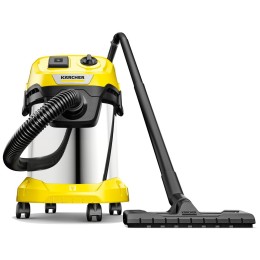 Строительный пылесос Karcher WD 3 P S V-17/4/20 1000Вт (уборка: сухая/сбор воды) желтый