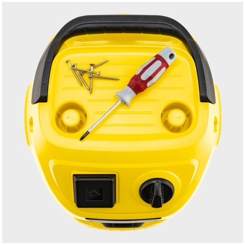 Строительный пылесос Karcher WD 3 P S V-17/4/20 1000Вт (уборка: сухая/сбор воды) желтый