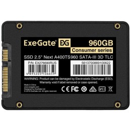 Накопитель SSD 2.5" 960GB ExeGate Next A400TS960 (SATA-III, 3D TLC) OEM