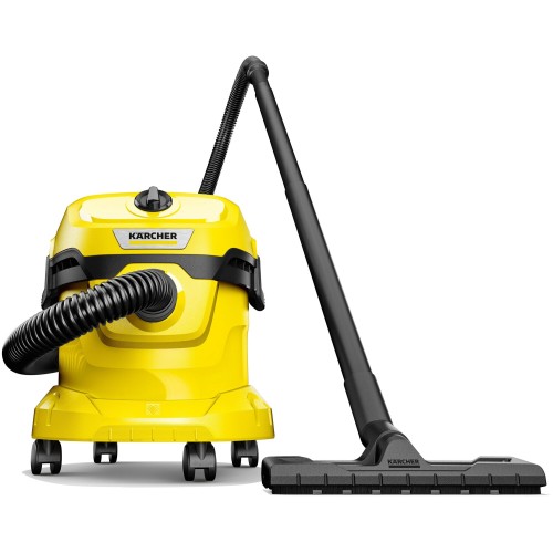 Строительный пылесос Karcher WD 2 Plus V-12/6/18/C 1000Вт (уборка: сухая/влажная) желтый