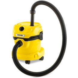 Строительный пылесос Karcher WD 2 Plus V-12/6/18/C 1000Вт (уборка: сухая/влажная) желтый