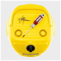 Строительный пылесос Karcher WD 2 Plus V-12/6/18/C 1000Вт (уборка: сухая/влажная) желтый