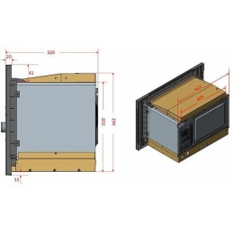 Встраиваемая микроволновая печь ELECTROLUX MW 20 X