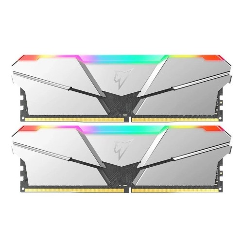 Модуль памяти DDR4 Netac Shadow RGB 16GB (2x8GB) 3600MHz CL18 1.35V / NTSRD4P36DP-16E / Gray / with radiator
