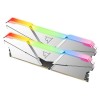 Модуль памяти DDR4 Netac Shadow RGB 16GB (2x8GB) 3600MHz CL18 1.35V / NTSRD4P36DP-16E / Gray / with radiator