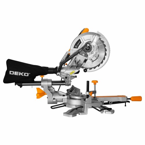 Торцовочная пила Deko DKMS2200-255 Laser 2200Вт 4500об/мин d=255мм